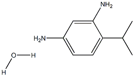 m-페닐렌디아민,4-이소프로필-,수화물(5CI) 구조식 이미지