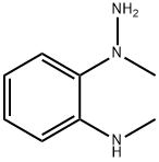 히드라진,1-메틸-1-(o-메틸아미노페닐)-(4CI) 구조식 이미지