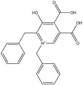 피리디늄,1,2-디벤질-4,5-디카르복시-3-히드록시-(5CI) 구조식 이미지