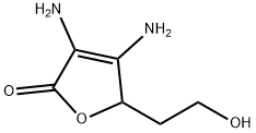 2-Hexenoic  acid,  2,3-diamino-4,6-dihydroxy-,  -gamma--lactone  (4CI) Structure