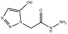 1,2,3-Triazole-1-acetic  acid,  5-hydroxy-,  hydrazide  (1CI) Structure