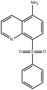 Quinoline,  5-amino-8-(phenylsulfonyl)-  (4CI) Structure