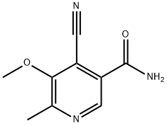 Nicotinamide,  4-cyano-5-methoxy-6-methyl-  (4CI) Structure