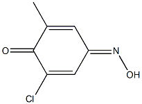 p-Toluquinone,  6-chloro-,  4-oxime  (2CI) Structure