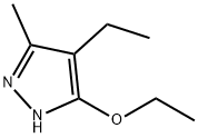 Pyrazole,  5-ethoxy-4-ethyl-3-methyl-  (2CI) Structure