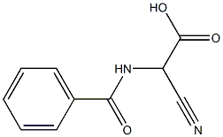 Hippuric  acid,  -alpha--cyano-  (5CI) Structure