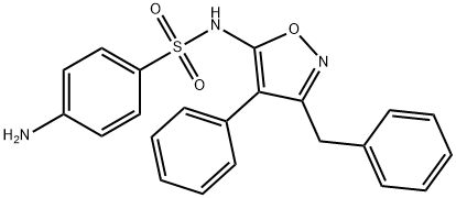 Sulfanilamide,  N1-(3-benzyl-4-phenyl-5-isoxazolyl)-  (5CI) Structure