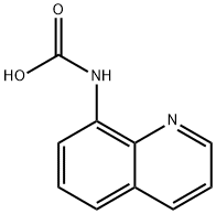 8-퀴놀린카르밤산(3CI) 구조식 이미지