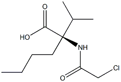 Norleucine,  N-chloroacetyl-2-isopropyl-  (5CI) Structure