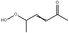 Hydroperoxide, 1-methyl-4-oxo-2-pentenyl (7CI) Structure