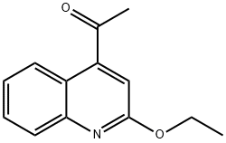 케톤,2-에톡시-4-퀴놀릴메틸(7CI) 구조식 이미지