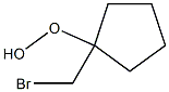 Hydroperoxide, 1-(bromomethyl)cyclopentyl (9CI) Structure