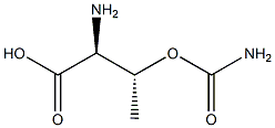 Threonine, carbamate, L- (6CI) Structure