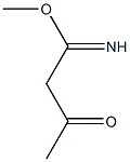 Acetoacetimidic acid, methyl ester (6CI) Structure