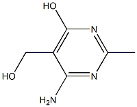 5-Pyrimidinemethanol,  4-amino-6-hydroxy-2-methyl-  (6CI) 구조식 이미지