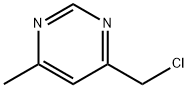 Pyrimidine, 4-(chloromethyl)-6-methyl- (6CI) Structure
