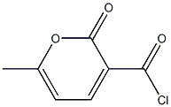 Sorbic acid, 2-(chloroformyl)-5-hydroxy-, delta-lactone (6CI) Structure