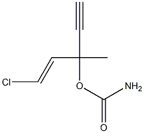 Carbamic acid, 3-chloro-1-ethynyl-1-methylallyl ester (6CI) Structure