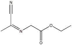 글리신,N-(1-시아노에틸리덴)-,에틸에스테르(6CI) 구조식 이미지