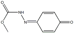 카르바즈산,3-(4-옥소-2,5-시클로헥사디엔-1-일리덴)-,메틸에스테르(6CI) 구조식 이미지