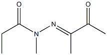 Propionic  acid,  methyl(1-methylacetonylidene)hydrazide  (6CI) Structure