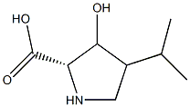 프롤린,3-히드록시-4-이소프로필-(6CI) 구조식 이미지