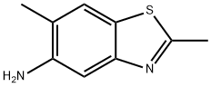 Benzothiazole, 5-amino-2,6-dimethyl- (6CI) Structure