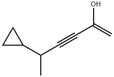 1-Hexen-3-yn-2-ol, 5-cyclopropyl- (6CI) Structure