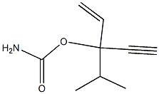 카르밤산,1-에티닐-1-이소프로필알릴에스테르(6CI) 구조식 이미지