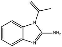 Benzimidazole, 2-amino-1-isopropenyl- (6CI) Structure