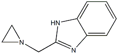 Benzimidazole, 2-(1-aziridinylmethyl)- (6CI) Structure