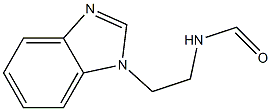 Formamide, N-[2-(1-benzimidazolyl)ethyl]- (6CI) Structure