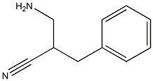 하이드로신나모니트릴,-알파–(아미노메틸)-(6CI) 구조식 이미지