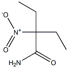 Butyramide,  2-ethyl-2-nitro-  (6CI) Structure