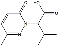 1(6H)-Pyridazineacetic  acid,  -alpha--isopropyl-3-methyl-6-oxo-  (6CI) Structure