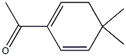 케톤,4,4-디메틸-1,5-시클로헥사디엔-1-일메틸(6CI) 구조식 이미지