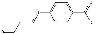 벤조산,p-(2-포르밀에틸리덴아미노)-(6CI) 구조식 이미지