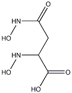 Succinamic acid, N-hydroxy(hydroxyamino)- (6CI) Structure