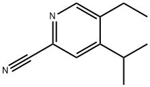 피콜리노니트릴,5-에틸-4-이소프로필-(6CI) 구조식 이미지