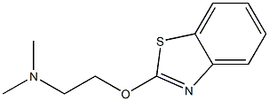 벤조티아졸,2-(2-디메틸아미노에톡시)-(6CI) 구조식 이미지