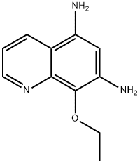 퀴놀린,5,7-디아미노-8-에톡시-(6CI) 구조식 이미지