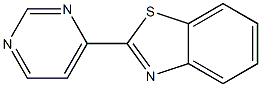 Benzothiazole, 2-(4-pyrimidinyl)- (6CI) Structure