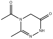 as-Triazin-6(1H)-one, 4-acetyl-4,5-dihydro-3-methyl- (6CI) Structure