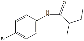 N-(4-bromophenyl)-2-methylbutanamide 구조식 이미지