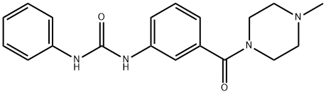 N-{3-[(4-methyl-1-piperazinyl)carbonyl]phenyl}-N'-phenylurea Structure