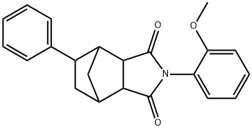 4-(2-methoxyphenyl)-8-phenyl-4-azatricyclo[5.2.1.0~2,6~]decane-3,5-dione 구조식 이미지