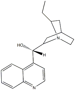 (S)-(6-ethyl-1-azabicyclo[2.2.2]oct-2-yl)(4-quinolinyl)methanol 구조식 이미지