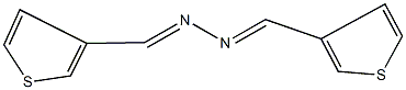 thiophene-3-carbaldehyde (thien-3-ylmethylene)hydrazone 구조식 이미지