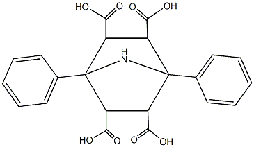 1,4-diphenyl-7-azabicyclo[2.2.1]heptane-2,3,5,6-tetracarboxylic acid 구조식 이미지