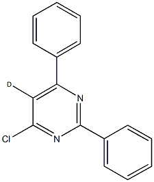 4-chloro-2,6-diphenylpyrimidine d_1_ Structure